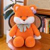Teddy Bowknot Plaid Bear Sheep Fox Rabbit Plush Toy Stuffed Animal Gift Doll