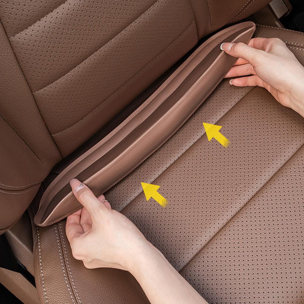 Plug-In Autositz-Lückenfüller Elastischer Polyurethan Sitzspalt-Füllstreifen Universal Sitzblocker Verhindert Herunterfallen von Zubehör