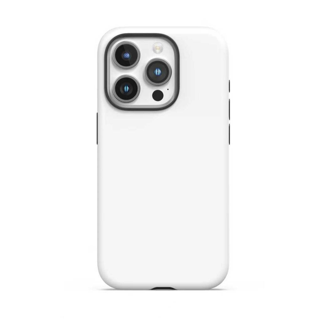 Two-in-One Frosted Coating Film Case for Apple 16 Round Edge 17P Phone