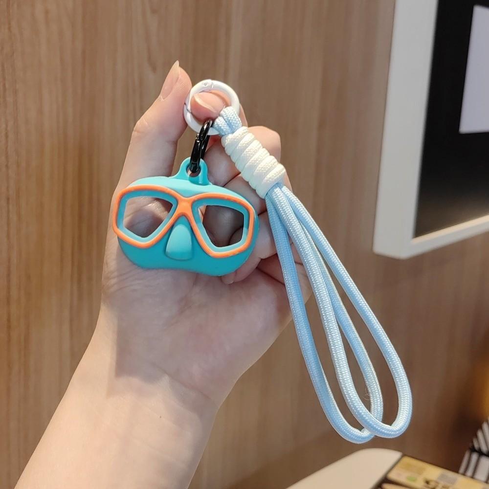 Mini Braided Rope Keyring Creative Bag Charm Delicate Diver Goggles Keychain Party Favor