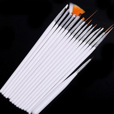 15 Pçs/set Nail Art UV Gel Design Pontilhado Pintura Caneta Escova Manicure Ferramenta DIY