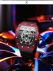 Binbang Men's Silicone Barrel Luminous Fashion Sports Watch