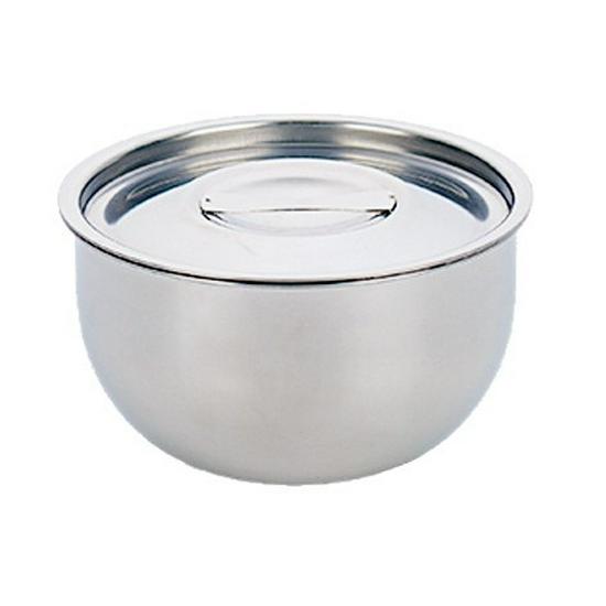 Stainless Steel Double Boiler with Lid - Steamed Egg & Baby Food Bowl