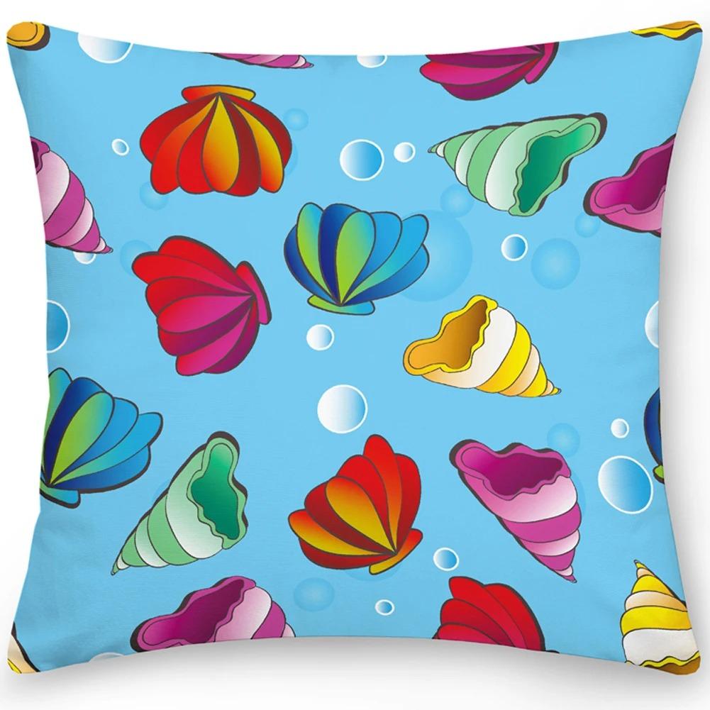 Ocean World Pattern Pillowcase Interior Decoration Office Living Room Home Pillowcase