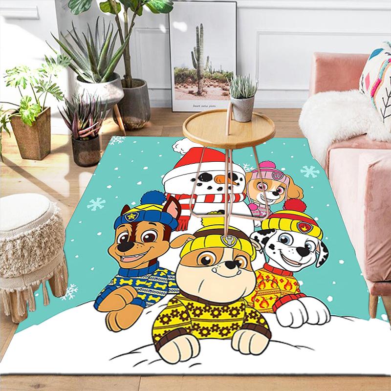 1Pc Santa'S Reindeer Journey Rug Office Carpet Indoor Outdoor Doormat Nonslip Soft And Comfortable Living Room Christmas Halloween Gift D91869