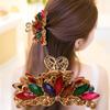 Vintage-Style Large Claw Hair Clip for Women - Elegant Bath Hairpin Accessory