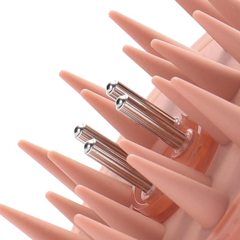 1pc Multifunctional Silicone Scalp Applicator Head Massage Care Brush Hair Care Essential Oil Liquid Guid Comb Shampoo Dispense