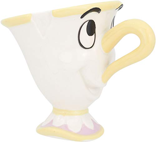 Sunart Disney "Beauty and the Beast" Mrs. Potts and Chip Tea Set (Teapot and Teacup Set in Box) Tea Pot Beauty and the Beast Goods Figurine Disney Int