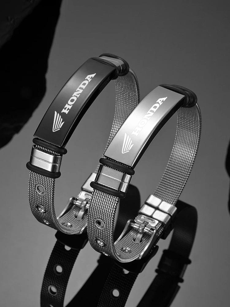 For Honda CBR 125R 954 600 650F 650R 1100XX 1000F 600RR Fashion New Motorcycle Logo Stainless Steel For Men Boy Accessories Gift TV7