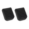 1/2/4Pcs Black Rubber Motorcycle Footrest Pad Anti-slip Base Moto Base Bracket Extension Foot Motorcycle Accessories