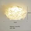 Nordic Italian Design Modern Bedroom Lamp Petals Warm and Romantic Ins Net Red Ceiling Lamp Romantic Girl LED Room Decoration