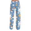 Women's Casual Fashion Comfort Pajama Pants Print Drawstring Pants Full Length Long