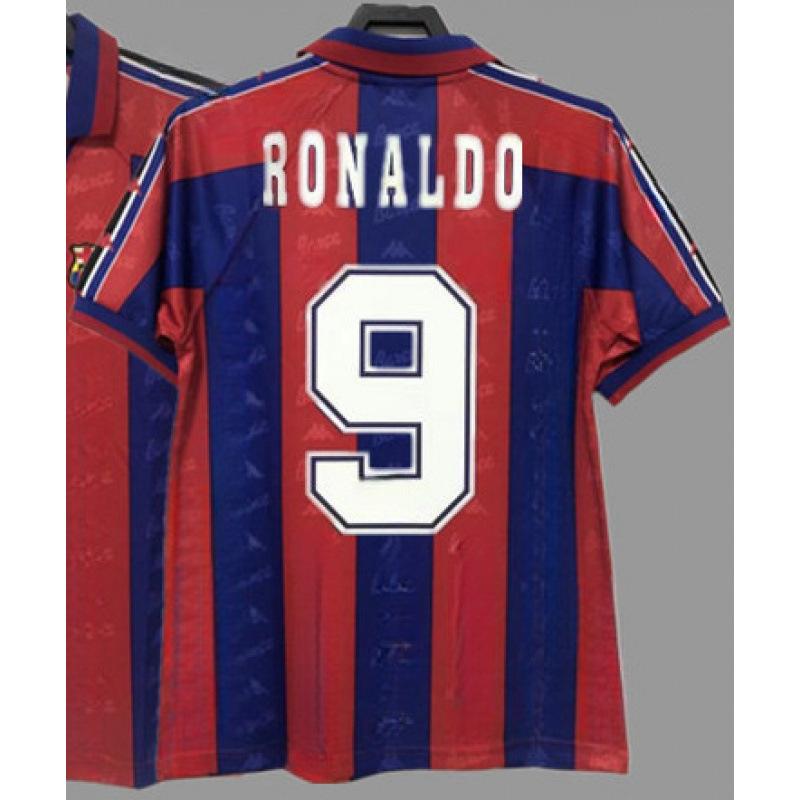 Nacionalinė M/S/AC retro futbolo uniforma klasikinė nostalgiška replika Tailandiška versija trumpomis rankovėmis sportinė apranga