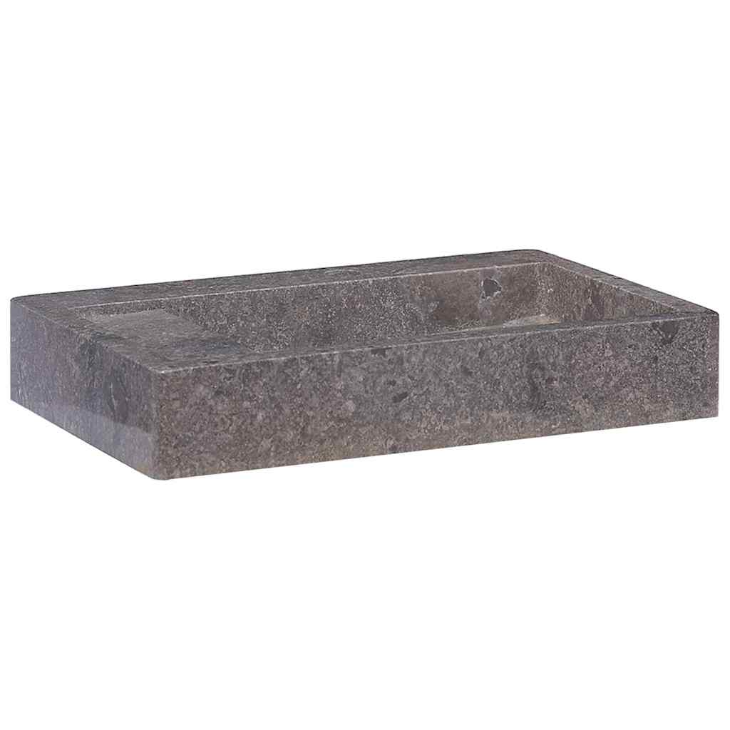 Washbasin Gray 58x39x10 Cm Marble