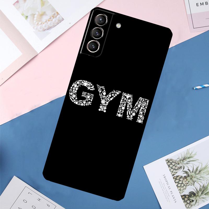 Bodybuilding Gym Fitness Case For Samsung Galaxy S25 Ultra S24 S23 S22 S21 Ultra S9 S10 Plus S23 FE S25 FE Back Cover