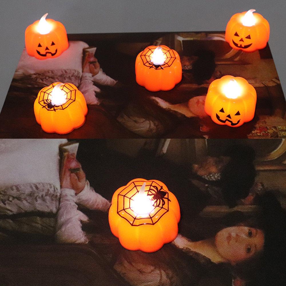 Buy Pumpkin LED Electronic Candles Birthday Holiday Party Decoration