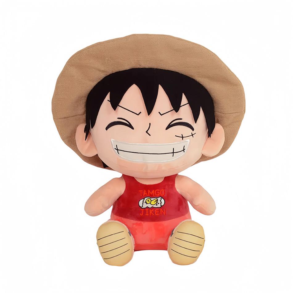 Japonské anime 25cm One Piece Originální plyšové hračky CartoonFigure Luffy Chopper Ace Roronoa Zoro Roztomilá plyšová panenka Dětské vánoční dárky