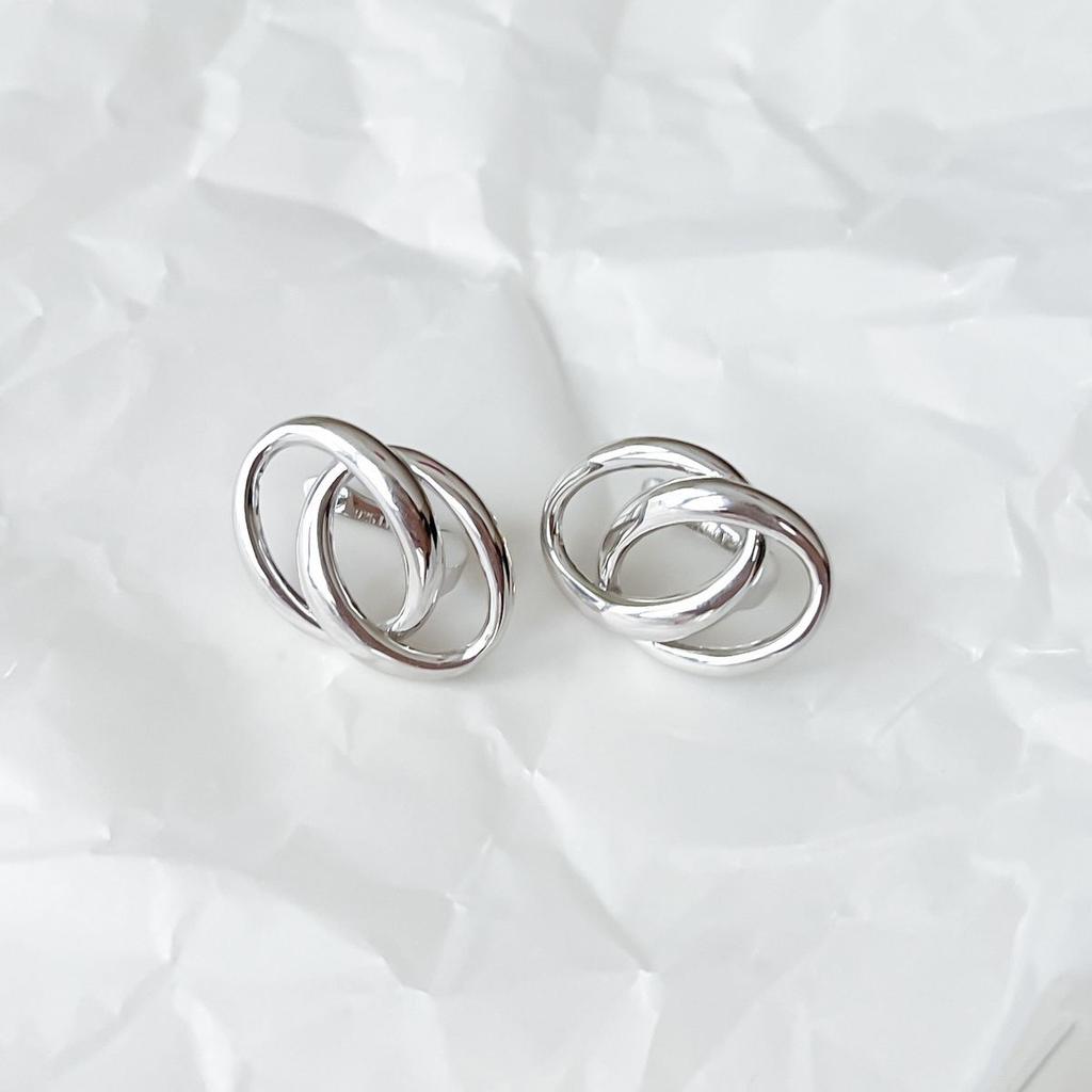 Boucles d'oreilles en argent sans pierres (2151210)