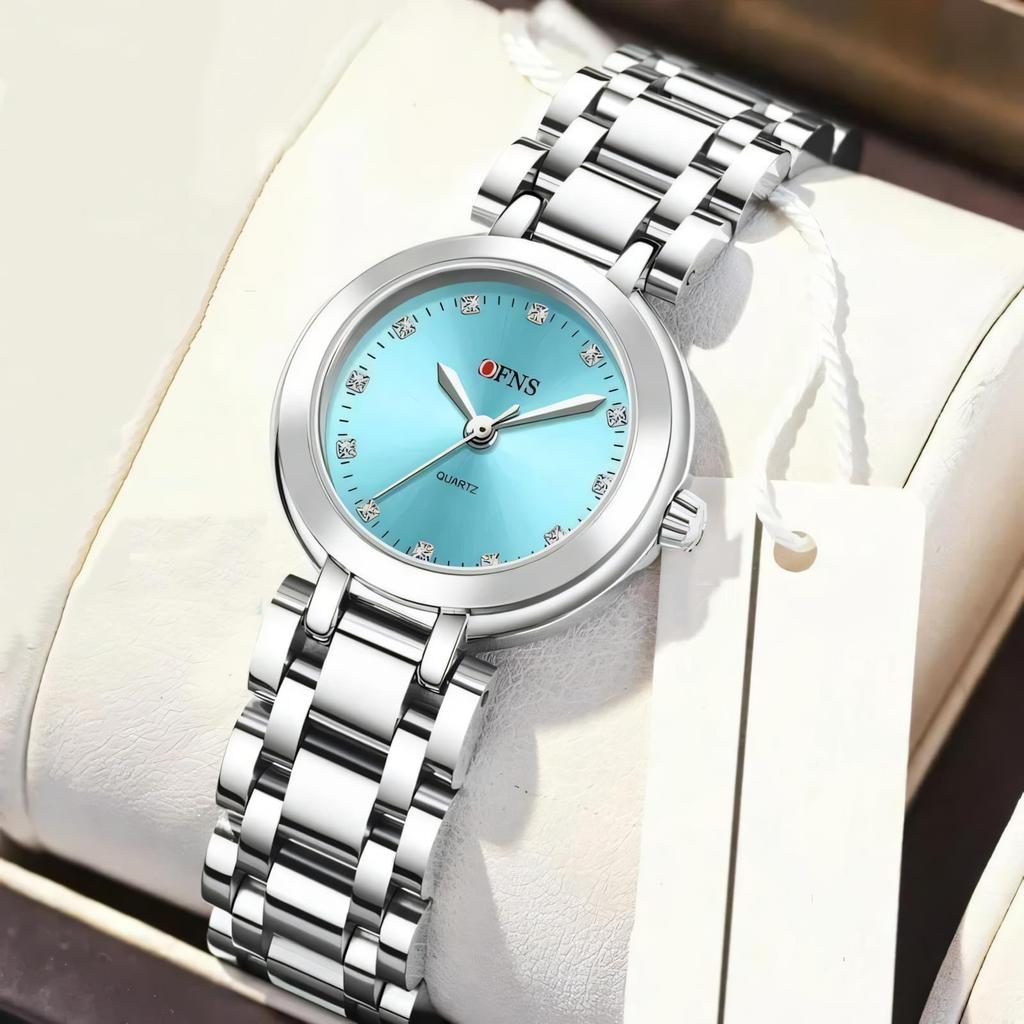 Women's Elegant Watches Fashion Light Luxury Original Wristwatch Stainless Steel Waterproof Quartz Ladies Watches
