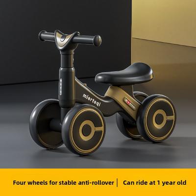 4-Rad Schiebe-Laufrad Kinder Kleinkind Lauflernspielzeug Anti-Umkipp-Laufrad Kinder Jungen Mädchen Roller Kleinkind Sportspielzeug