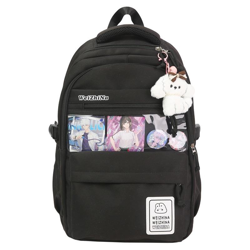 The new schoolbag is high-value, fresh and sweet, and a lightweight and large-capacity backpack for junior high school students.