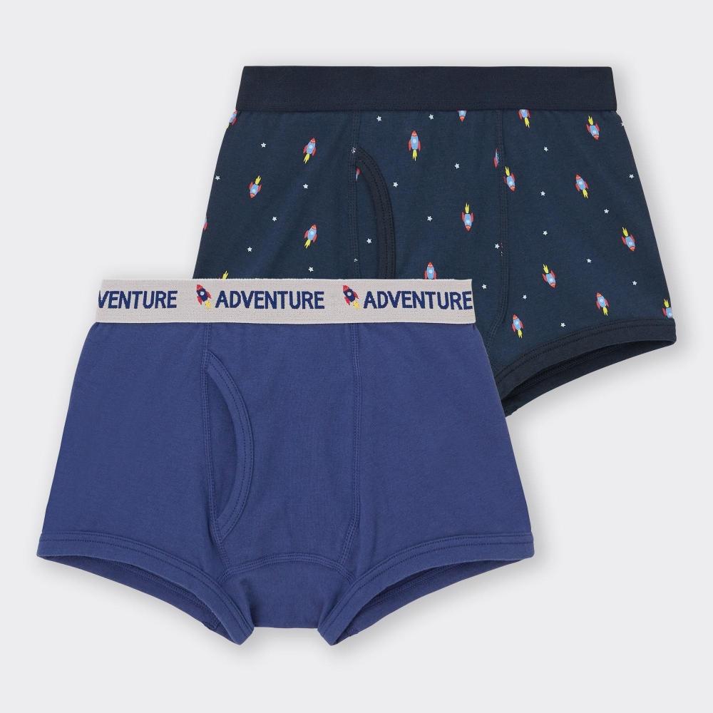 

Gu By Uniqlo Boys Boxer Shorts 2p Rocket