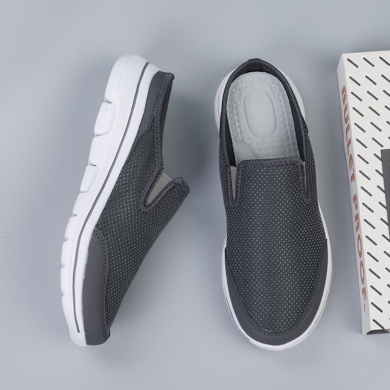 Men and Women's Slippers Mesh Air -breathable EVA Ultra -light Convenience Home Slippers Women's Large -scale Slippers