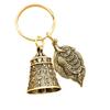 1Pc Copper DIY Pendant Car Key Chains Keychain Creative Six-character Mantra Heart Sutra Bell