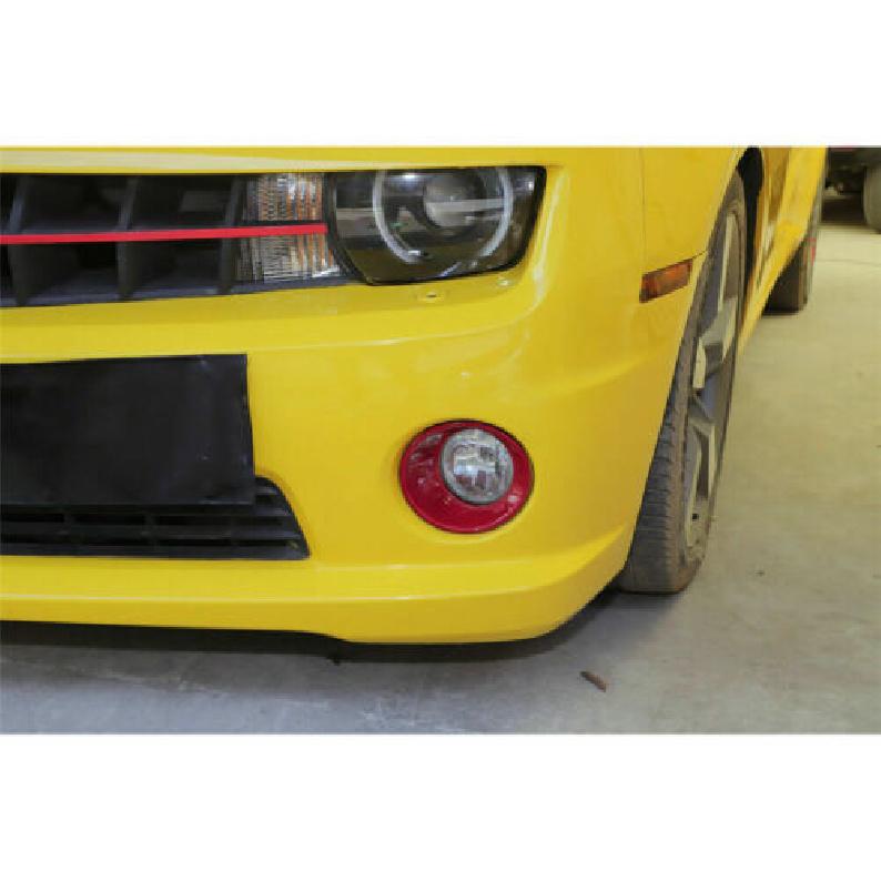 Bilens Främre Dimljuslock Dimlampsdekorationsring För Chevrolet Camaro 2010-2015 Röd