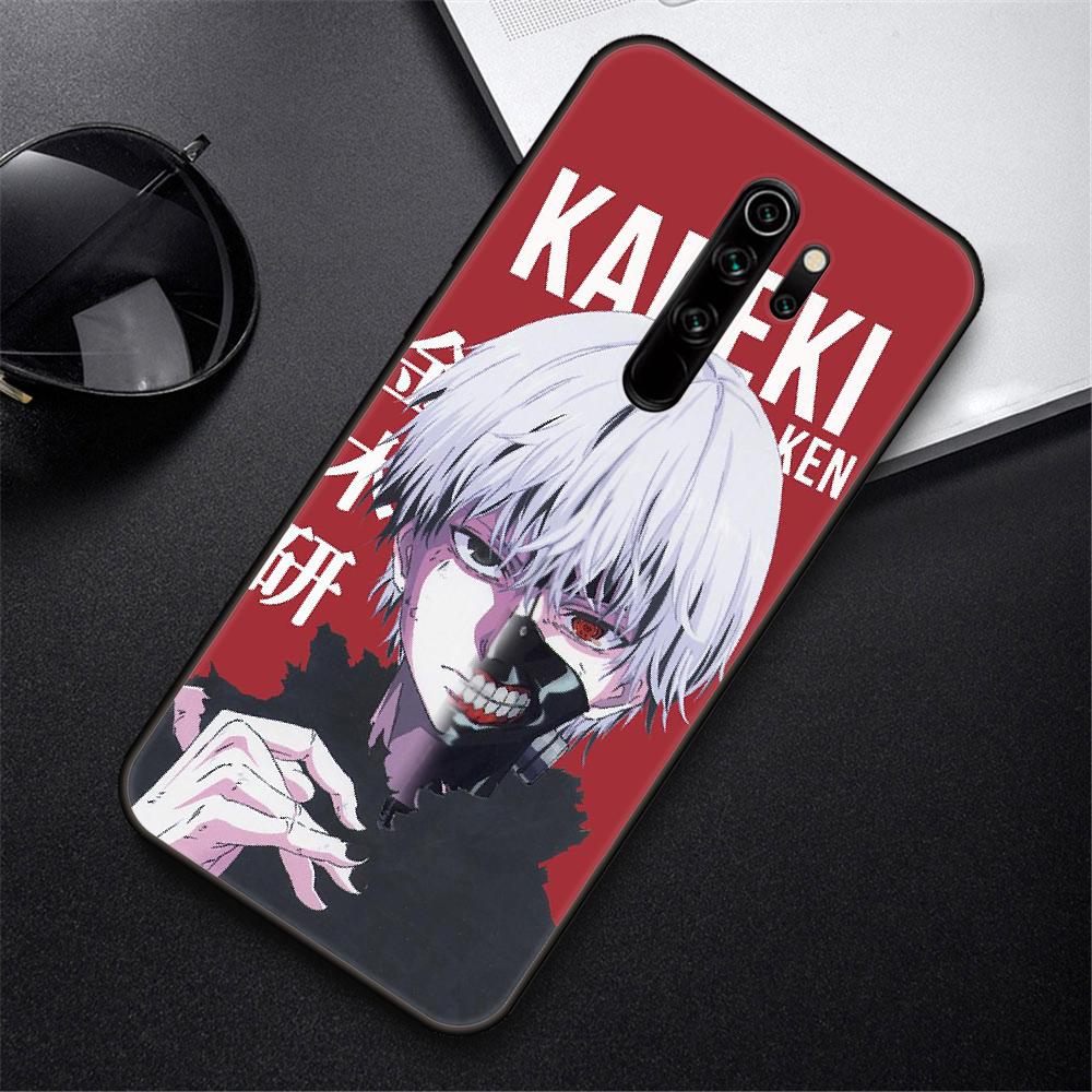 

Чохол для телефону Xiaomi Redmi Note 8 8T 10 9 9S 7 6 Pro xiaomi 9 9A 8 8A 7 6 Black Cover Prime Trend Tokyo Ghoul Kaneki Ken Redmi Note 6 Pro