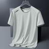 Men's Summer Quick-Dry Ice Silk T-Shirt - Lightweight Outdoor Sports Casual Fitness Top