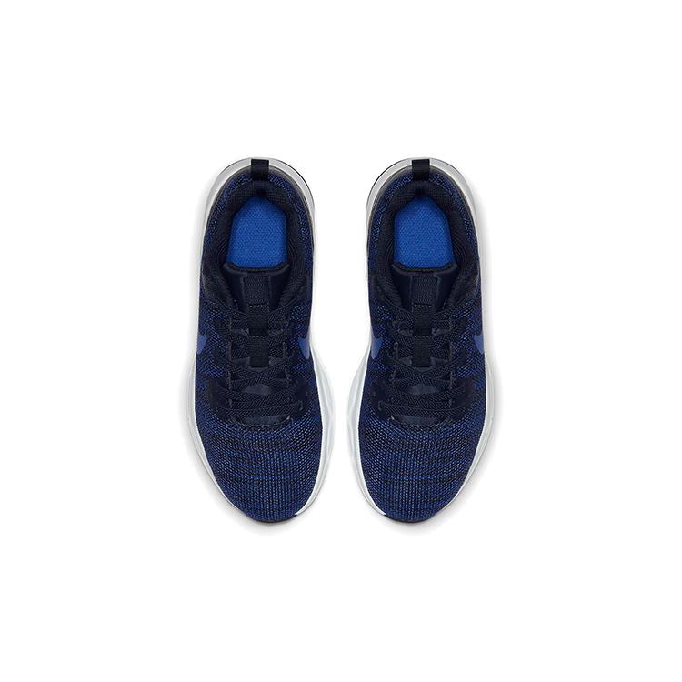 Nike Air Max Motion Cushioning Low Top Kids Lifestyle Shoes Black Blue Children Aged 3 7 Years Old 917653-404