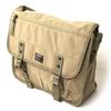 AVIREX Military Shoulder Bag Simple Canvas A4 Size Beige AVX3523, Fabric, Fits,