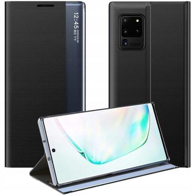 New Sleep Case Pokrowiec Etui Z Klapką Z Funkcją Podstawki Samsung Galaxy M53 5G Czarny