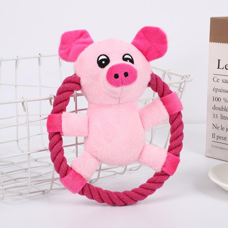 Interaktive und Beißende Frisbee Haustierbedarf, Hunde Plüsch Frisbee Spielzeug