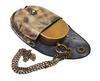 Brass Compass Nautical Pocket Backpacking Compass Leather Case Vintage Campin...