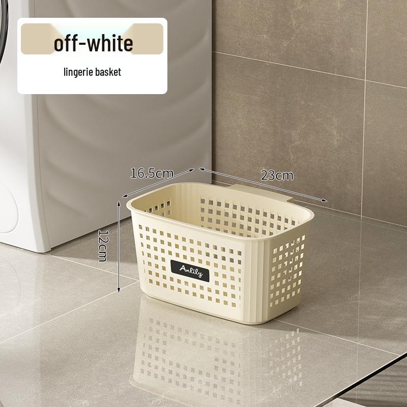 Large Portable Laundry Basket - Breathable, Plastic Storage Bin for Dirty Clothes In Bathroom or Dormitory