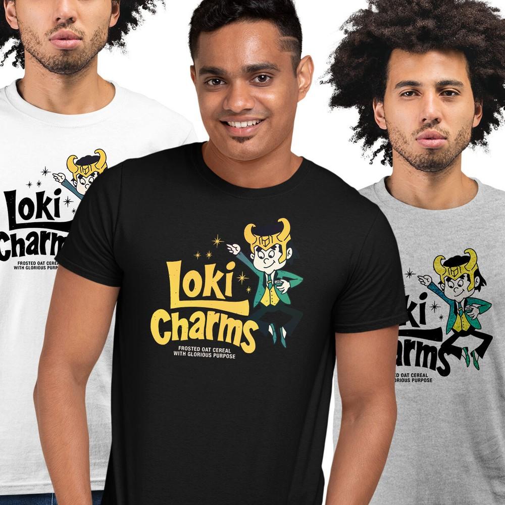 Loki Oat Cereals Nostalgia Retro Pack TShirt Kids Adults TVA Funny L