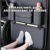 High-Capacity Car Seat Back Storage Bag Anti Kick Pad Multi-Pocket Backseat Organizer Bag Hanging Car Storage Pocket