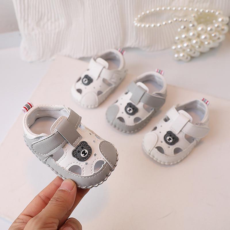 Summer Baby Toddler Sandals With Soft Pu Sole For Boys And Girls