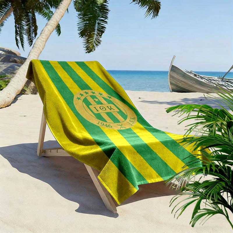 js Kabylie Print Beach Towel, Large Soft Quick Dry Towel for Beach Camping Swimming