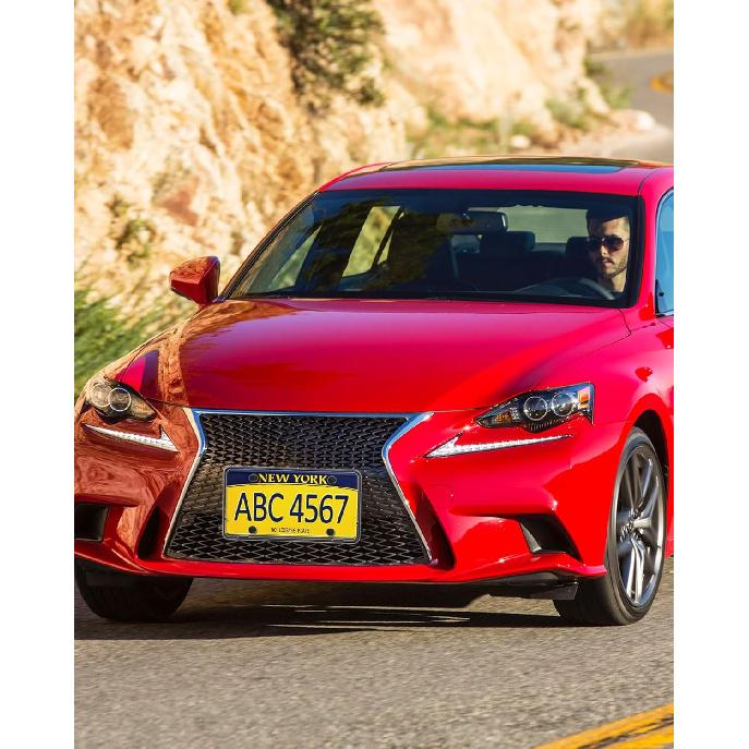 Front License Plate Holder Bracket – Universal Plastic Front Car Tag Mounting Frame With Copper Thread, With Anti-Theft Screws & Stainless Steel