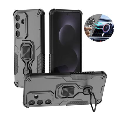 Pre Samsung Galaxy S25 FE Puzdro Magnetický Držiak Krúžok Nárazuvzdorný Pancierový Kryt Telefónu Pre Galaxy S25FE 5G Ochrana Fotoaparátu Fundas