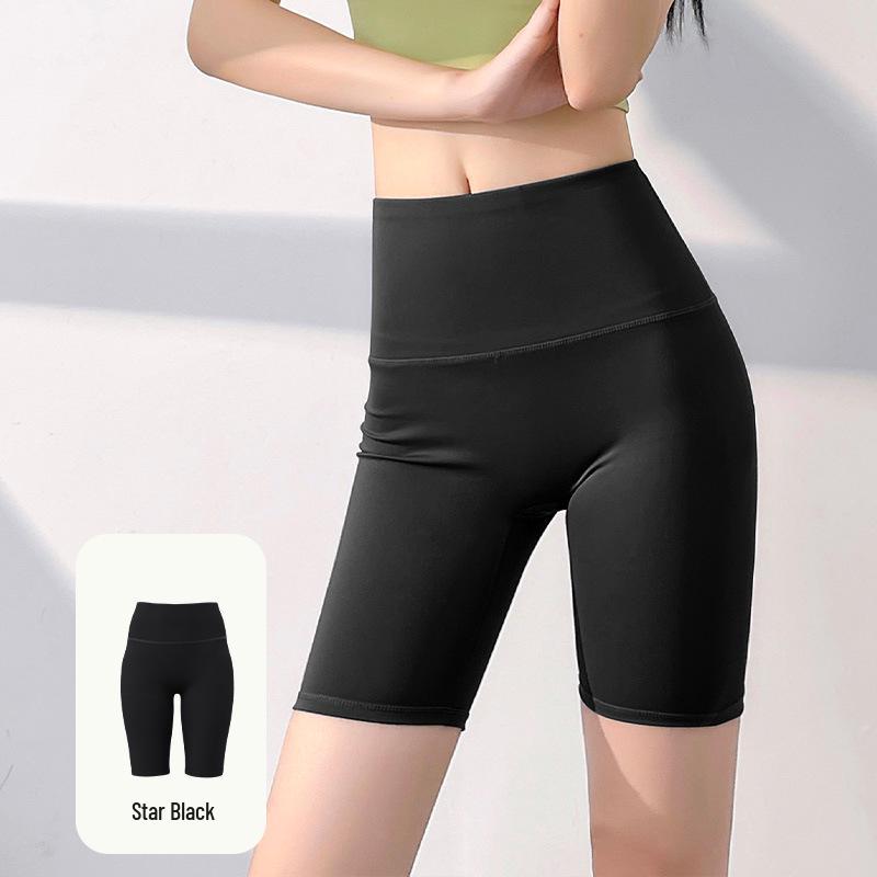 

Шорты для йоги Juyi Hall без смущения: Брюки для фитнеса и йоги с высокой посадкой, с эффектом «нюд», с эффектом пуш-ап, персиковой формы, длиной до середины икры L