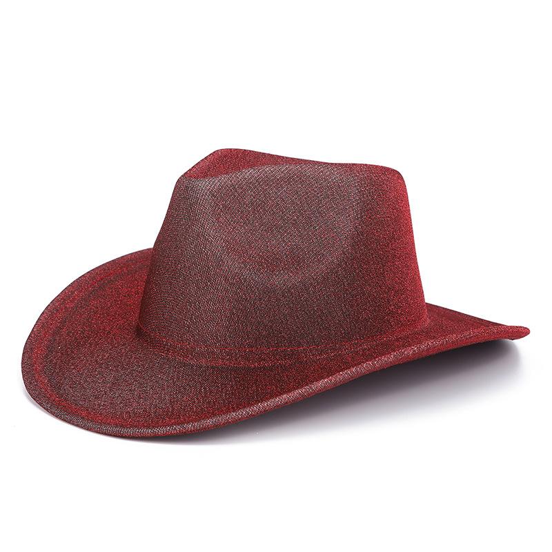 

JYL TS DIY Glitter Cowboy Hat Party Festival Hat EVA Composite winered_M(56-58cm） канарки жовтого кольору