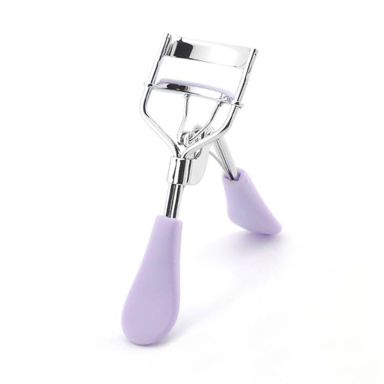 Max&Meet A4 Chrome-Plated Eyelash Curler with Plastic Handle - Korean Beauty Tool for Perfect Lash Shaping