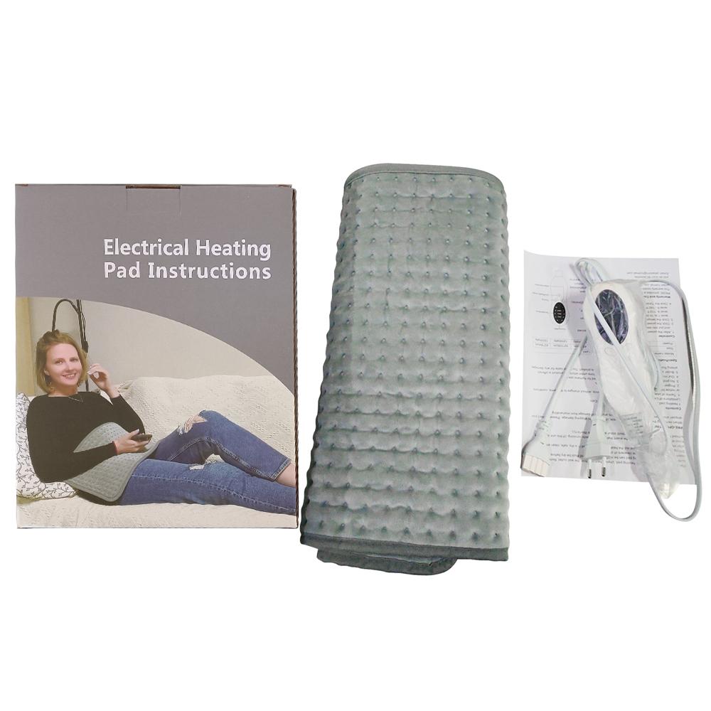 Electric Heating Pad for Back and Leg 9 Heat Levels Temperature Control Hot Compress Fast Heating Mat Pet Warming Mat Home Use