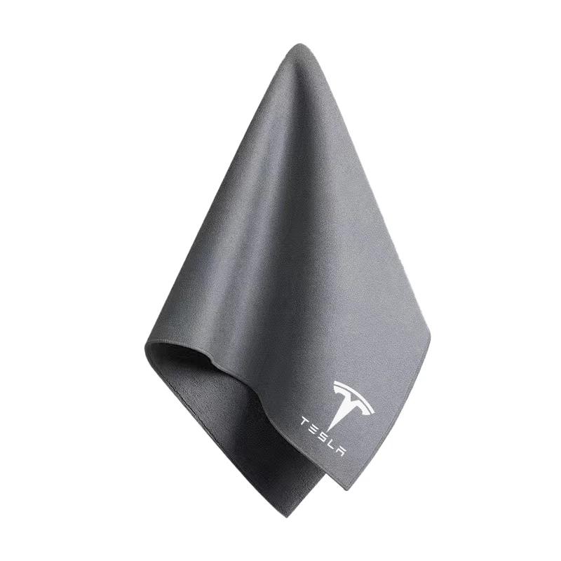 

Car Sticker 2025 Hot for Tesla Model 3/ModelYSX car cleaning cloth car wash towel, strong absorbent suede cloth, non shedding, d