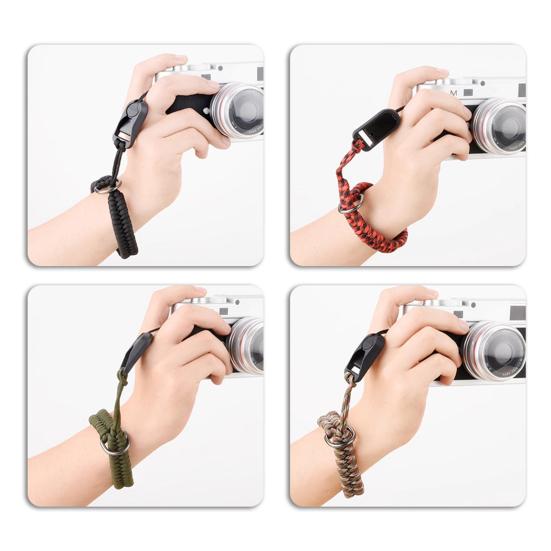 Handmade Woven Camera Wrist Strap with Safer Connector 50Kg Load-bearing Universal Fit Camera Hand Strap Wrist Lanyard