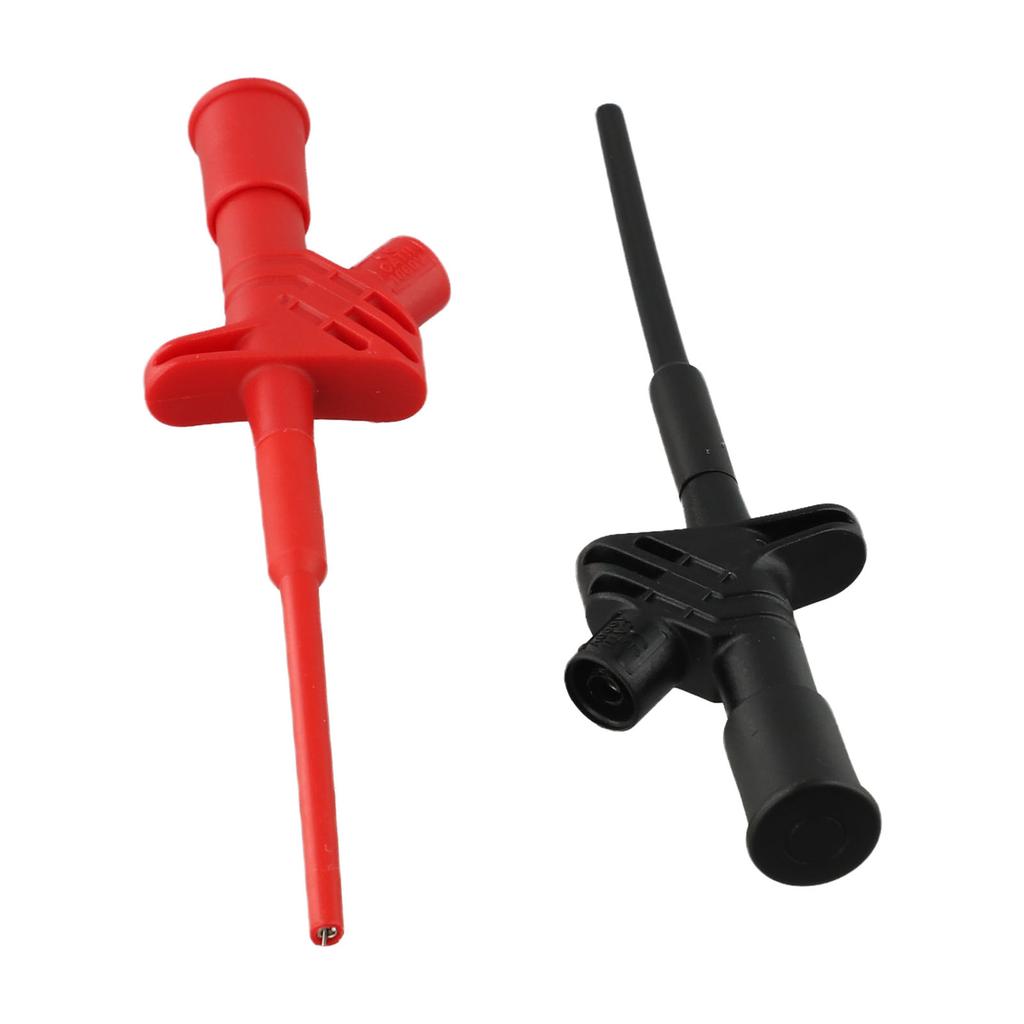4mm Socket Probes 10A Test Cable Nickel Brass Material Silicone Insulated Probes Heat Resistant Probes Long Service Life
